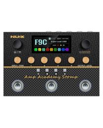 NUX Amp Academy Stomp Compact Guitar Amp Modeler, Multi-Effects NMA-3AAP AMP ACADEMY STOMP