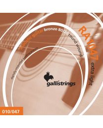 Galli String Set Acoustic 80/20 Bronze Wound, RA1047