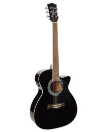 Richwood Artist Series Electro Acoustic Guitar with Active EQ RA-12-CEBK Black