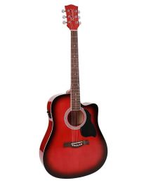 Richwood Artist Series Acoustic Guitar RD-12-CERS Red Sunburst