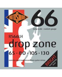 Rotosound Drop Zone 'Swing Bass 66' RS66LH Stainless Steel 65-130