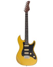 Sire Guitars S Series New Gen Larry Carlton electric guitar S-style metallic gold, S7+ HSS/MGO