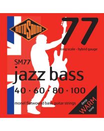 Rotosound SM77 Jazz Bass Strings Flatwound 040 - 100 SM77