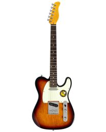 Sire Guitars T Series New Gen Larry Carlton electric guitar T-style 3-tone sunburst, T3+/3TS