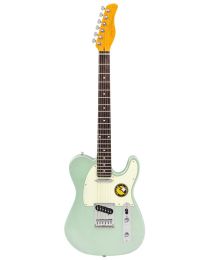 Sire Guitars T Series New Gen Larry Carlton electric guitar T-style surf green metallic, T3+/SGM