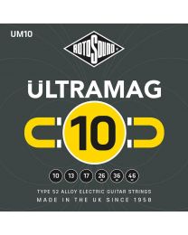 Rotosound Ultramag Electric Guitar String Set Type 52 Alloy Wound 10-46 UM10