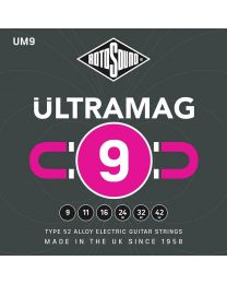 Rotosound Ultramag Electric Guitar String Set Type 52 Alloy Wound 9-42 UM9