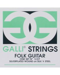 Galli Folk Guitar String Set Acoustic, V-27