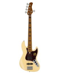 Sire Basses V5 Series Marcus Miller 5-string Passive Bass Guitar Vintage White V5 A5/VWH