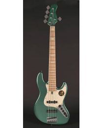 Sire Marcus Miller V7 2nd Gen Series Swamp Ash 5-String Bass Guitar Sherwood Green Metallic V7+ S5/SGM