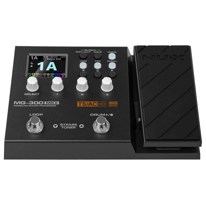 NUX Guitar Multi Effect and Amp Modeling Processor with Drum