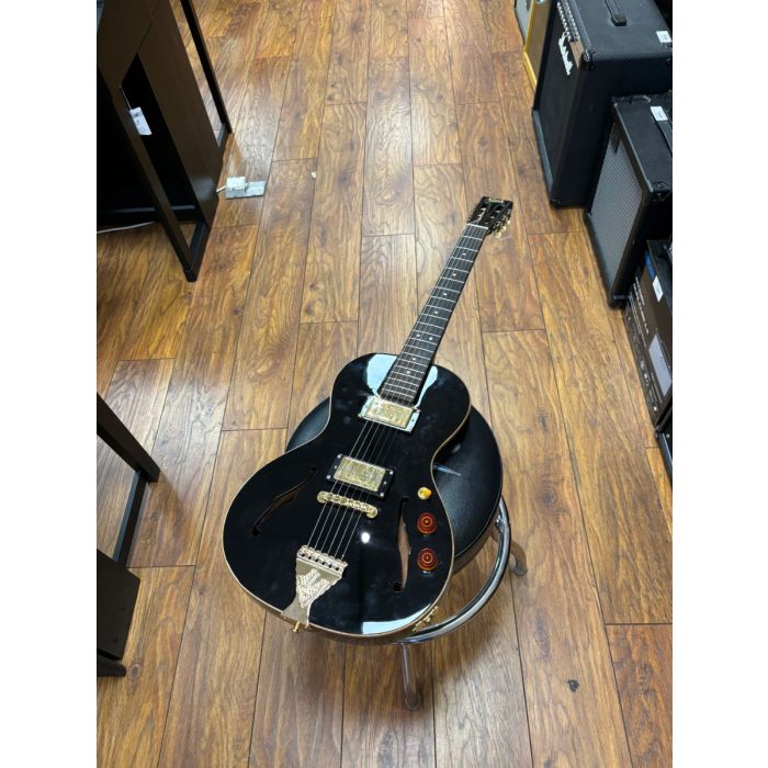 B&G Guitars Little Sister Crossroads Non Cutaway HB Midnight Ocean