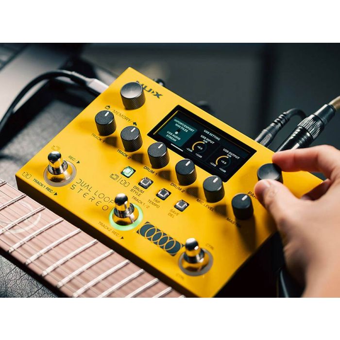 NUX NMA-3DLS Dual Loop Stereo Pedal | Dual Track Looper with Drums