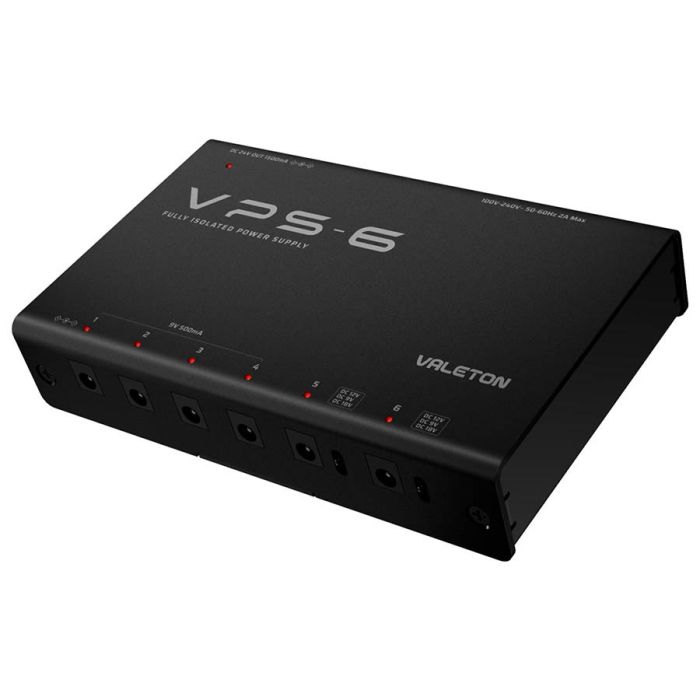 Valeton VPS-6 Fully Isolated Power Supply | 7 Outputs | 9V–24V