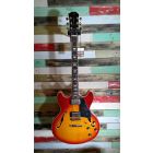 Sire Electrics H7 Series Larry Carlton Electric Archtop Guitar, H7/CS Cherry Sunburst