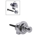 Boston Guitar Strap Locks: Chrome Strap Lock system for Guitar and Bass