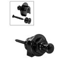 Boston Guitar Strap Locks: Black Strap Lock system for Guitar and Bass BSL-20-BK