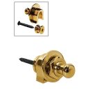 Boston Guitar Strap Locks: Gold Strap Lock system for Guitar and Bass BSL-20-GD