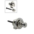 Boston Guitar Strap Locks: Nickel Strap Lock system for Guitar and Bass BSL-20-NI