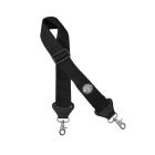 Gaucho Banjo Strap, Black with Chrome clips GSTB-100-BK