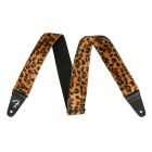 Fender Wild Animal Print 2" Guitar Strap Leopard, 0990601053