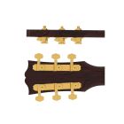 Hipshot Vintage Guitar Tuner Upgrade Kit Closed Gold, HS6K2VEL0G