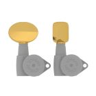 Hipshot Big Butter Bean Guitar Tuner Button Gold, HS6B1BBBG