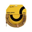 Boston Prime Series Woven Jacket Instrument Cable Jack-Jack, GCRT-60