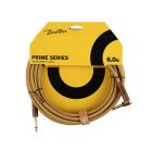 Boston Prime Series Woven Jacket Instrument Cable Jack-Angled Jack, GCRT-60A