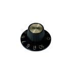 Boston Black Witch Hat Guitar Knob - with gold cap - TONE