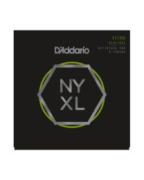 D'Addario Nickel Wound, Medium Top / Ex-Heavy Bottom, Electric Guitar Strings, 11-56, NYXL1156 