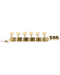  Wilkinson Machine Heads - Gold - Vintage F-style, 6x left