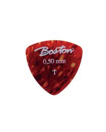 Boston Celluloid Guitar Picks / Plec - Thin (0.50mm) Tortoise Model Bag of 24 pcs