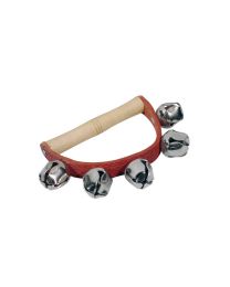 Hayman Jingle Sleigh Bells with Handle - Wood & Leather