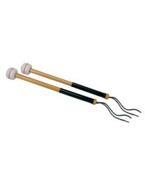 Hayman PA-425 multi-tenor drum mallets felt top - wooden Shaft