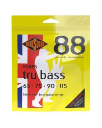 Rotosound Tru Bass 88 RS88S Set Electric bass Black Nylon flatwound 65-115 Short Scale