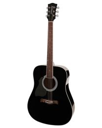 Richwood Lefthanded Acoustic Guitar Black RD-12L-BK