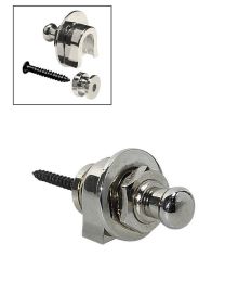 Boston Guitar Strap Locks: Nickel Strap Lock system for Guitar and Bass BSL-20-NI