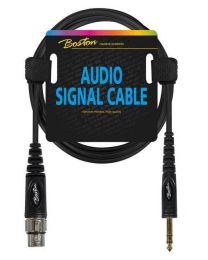 Boston audio signal cable, XLR female to 6.3mm jack stereo, 3.00mtr