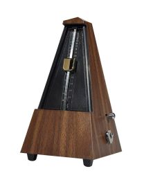 Boston Mechanical Metronome with bell Pyramid model, Wood Grain