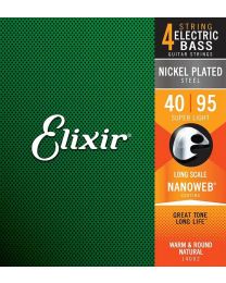 Elixir 14002 Nanoweb Electric Bass String Set - 040 - 095 
