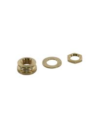 Boston Strap Button Nut with Nut and Washer-Gold, EPJ-SB-GD