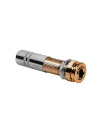 Boston Endpin Jack, Solder 6.3mm Female Jack - Gold