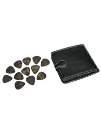 Boston Pick Pouch - 12 Delrin Picks with Gold Print