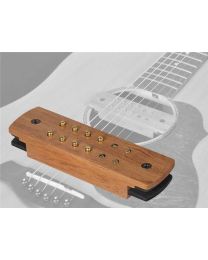 Boston Easy Install Soundhole Pickup- Humbucker with Bubinga Cover Endpin Jack SHP-250-EPJ
