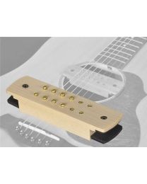 Boston Easy Install Soundhole Pickup - Solid Maple Cover & Endpin Jack SHP-210-EPJ