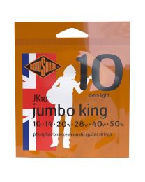 Rotosound Acoustic Guitar Strings Jumbo King - Phosphor Bronze - Extra Light 10-50