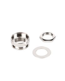 Boston Strap Button Nut with nut and Washer-Nickel, EPJ-SB-NI