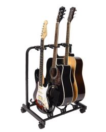 Boston Multi Guitar Stand for 3 Guitars - Black GS-903