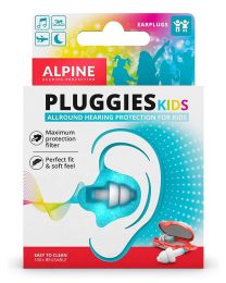Alpine Hearing Protection Pluggies Kids Earplugs (3-12 years), ALP-PK